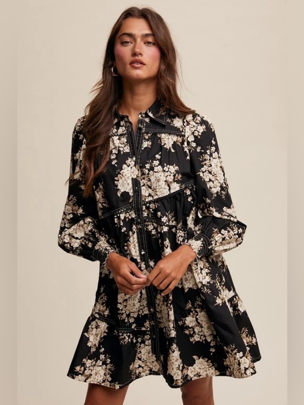 NWOT Listicle Floral Dress